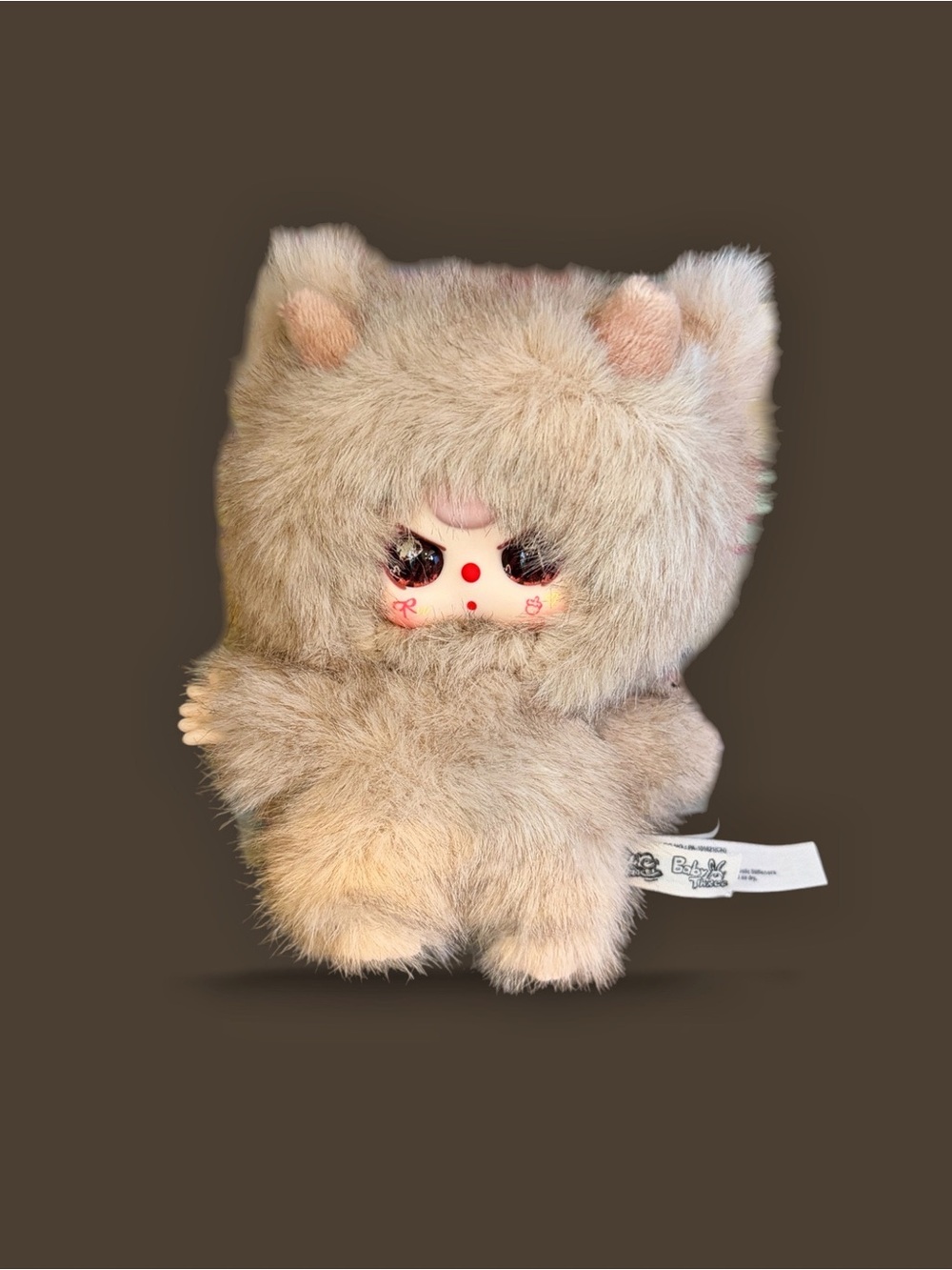 Baby Three Wa Long Long Plush Pendant Pebble